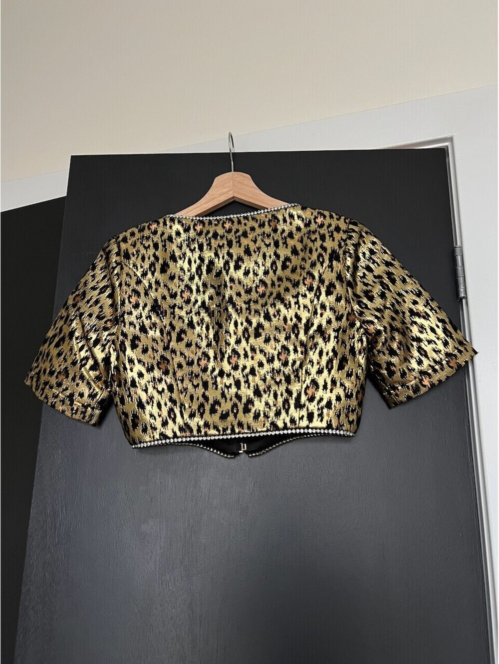 alice McCALL Leopard Print Night Cat Skirt and Top Set Size US 2 MSRP $600 NWT - Picture 8 of 10